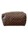 Louis Vuitton Brown Coated Canvas Damier Top Zip Double Top Handle Speedy Bag Brown / M