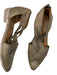 Free People Shoe Size 40 Dark Grey Braided Back Zip Pointed Toe Sandals Dark Grey / 40