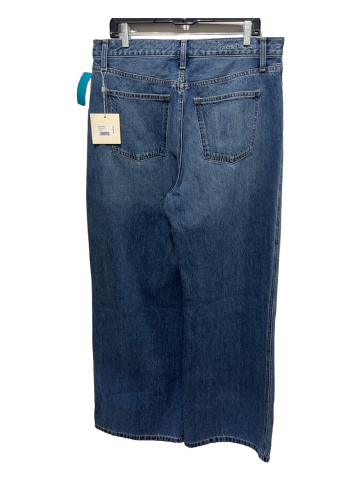 Favorite Daughter Size 33 Medium Wash Cotton Pockets Wide Leg Button Fly Jeans Medium Wash / 33