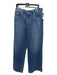 Favorite Daughter Size 33 Medium Wash Cotton Pockets Wide Leg Button Fly Jeans Medium Wash / 33