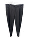 Canali Size 37 Gray Wool Solid Zip Fly Men's Pants Gray / 37