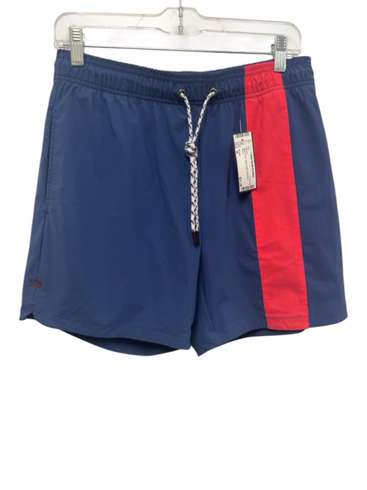 Rhone Size M Blue & Pink Nylon Solid Men's Shorts Blue & Pink / M