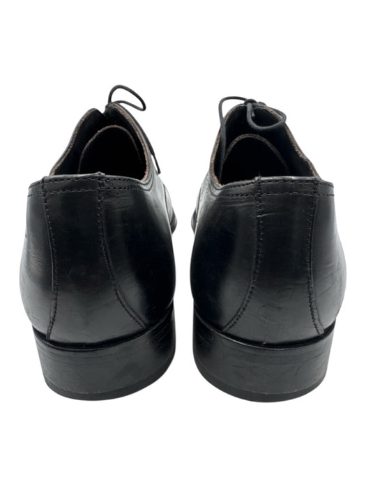 To Boot New York Shoe Size 8.5 Black Leather Solid Low Top Men's Shoes Black / 8.5