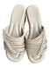 Paloma Barcelo Shoe Size 36 Tan Leather Straw Platform Mule Wedges Tan / 36