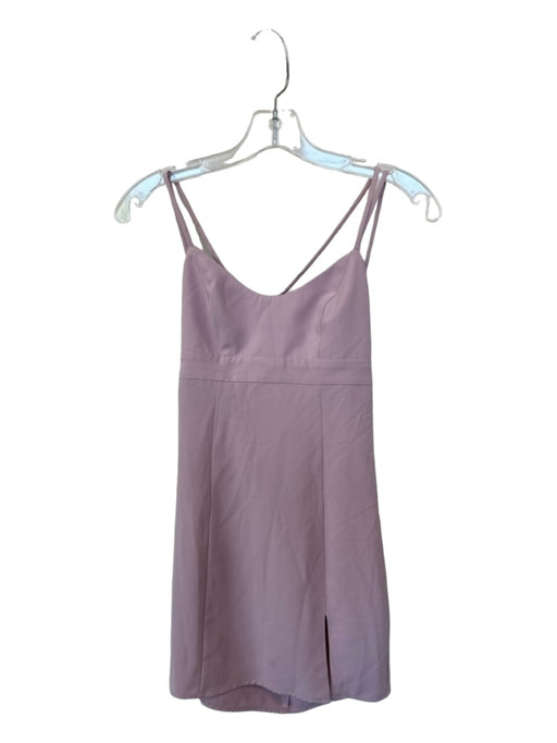 NBD Size XS Lavendar Polyester Spaghetti Strap Back Zip Mini Dress Lavendar / XS