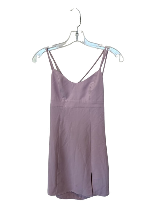 NBD Size XS Lavendar Polyester Spaghetti Strap Back Zip Mini Dress Lavendar / XS