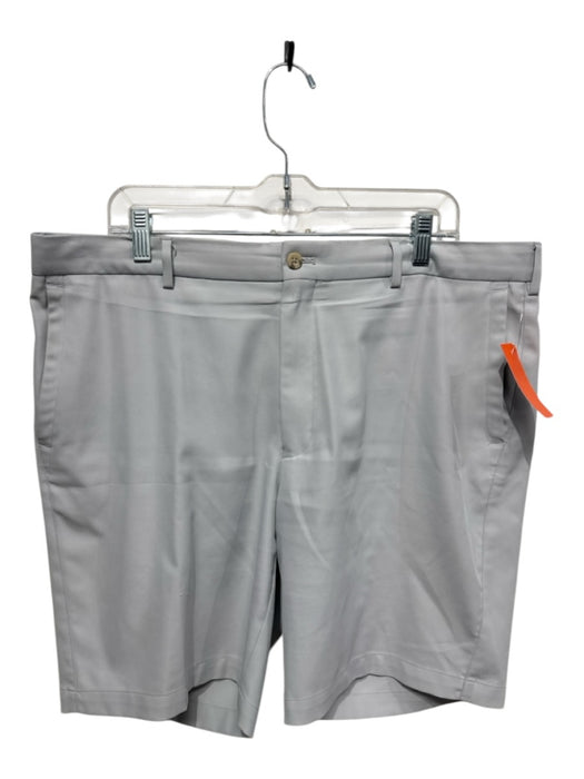 Peter Millar Size 38 Beige Synthetic Solid Khakis Men's Shorts Beige / 38