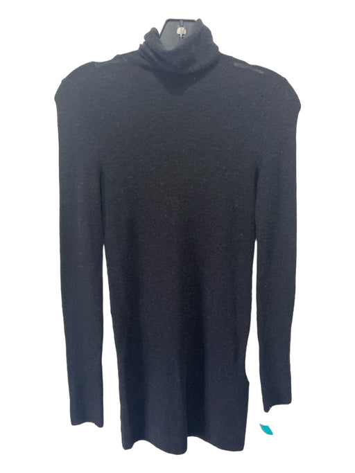 Golden Goose Size S Black Alpaca Blend Long Sleeve Thin Knit Turtleneck Sweater Black / S