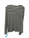 Proenza Schouler Size S Black & Beige Cotton Striped Long Sleeve Semi Sheer Top Black & Beige / S