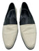 Khaite Shoe Size 39 White & Black Canvas Almond Toe Closed Heel Loafers White & Black / 39