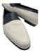 Khaite Shoe Size 39 White & Black Canvas Almond Toe Closed Heel Loafers White & Black / 39