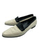 Khaite Shoe Size 39 White & Black Canvas Almond Toe Closed Heel Loafers White & Black / 39