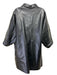 Ter Et Bantine Size 40/L Black PU leather Button Up Front Pocket Oversize Dress Black / 40/L