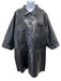 Ter Et Bantine Size 40/L Black PU leather Button Up Front Pocket Oversize Dress Black / 40/L