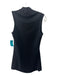 Helmut Lang Size P Black Wool Cowl Neck Sleeveless Side Gather Top Black / P