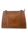 Celine Brown Leather Double Top Handle Top Zip Gold Hardware Bag Brown / L