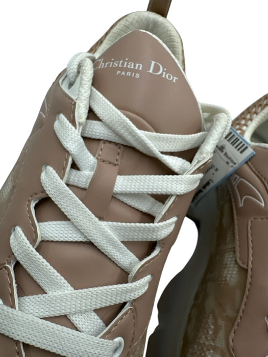 Christian Dior Shoe Size 42 Neutral Synthetic Lace Up Box Incl. Monogram Shoes Neutral / 42