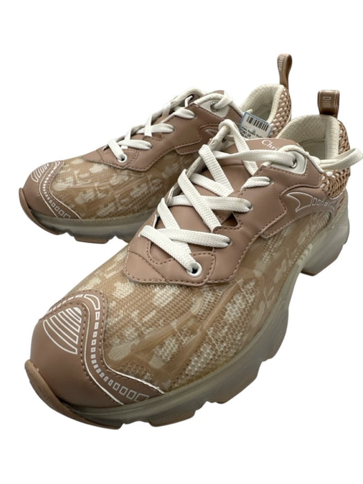 Christian Dior Shoe Size 42 Neutral Synthetic Lace Up Box Incl. Monogram Shoes Neutral / 42