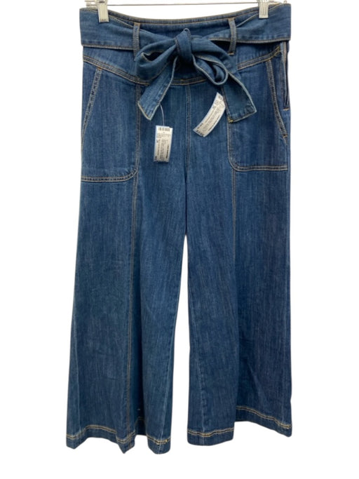 Pilcro and the Letterpress Size 28 Blue Wash Cotton Blend Zip Close Jeans Blue Wash / 28