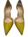 Christian Louboutin Shoe Size 42 Yellow Patent Leather Pointed Toe Heels Yellow / 42