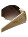 Prada Cream & Brown Acetate Gradient Side Logo Shield Sunglasses Cream & Brown