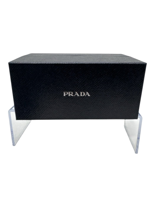 Prada Cream & Brown Acetate Gradient Side Logo Shield Sunglasses Cream & Brown