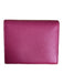 Prada Hot pink Leather Pebbled Tri fold Hand Wallet Gold Hardware Wallets Hot pink