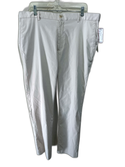 Peter Millar Size 38 Tan Polyester Solid Zip Fly Men's Pants Tan / 38