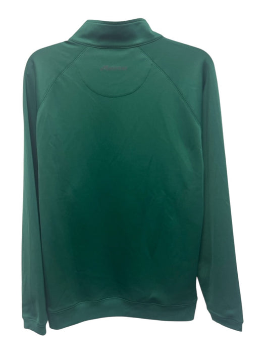 Masters Tech Size M Green Polyester Solid Quarter Zip Men's Jacket Green / M