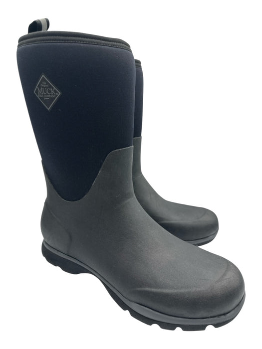 Muck Boot Shoe Size 11 Black Rubber Solid Boot Men's Shoes Black / 11