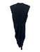 Veronica Beard Size 4 Dark Navy Cotton Blend Sleeveless Rouched Dress Dark Navy / 4