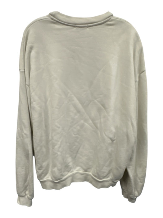 Madhappy Size M White Cotton Long Sleeve Logo Sweater White / M