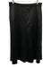 Vince Size 4 Black Leather Maxi Back Zip Skirt Black / 4