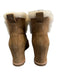 Ugg Shoe Size 9 Brown & White Leather Shearling Round Toe Boots Brown & White / 9