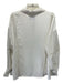 Brochu Walker Size M White Polyester Eyelet V Tie Neck Long Sleeve Top White / M