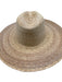 Lack of Color Beige Palm Straw Woven Sun Hat Hat Beige / S/M