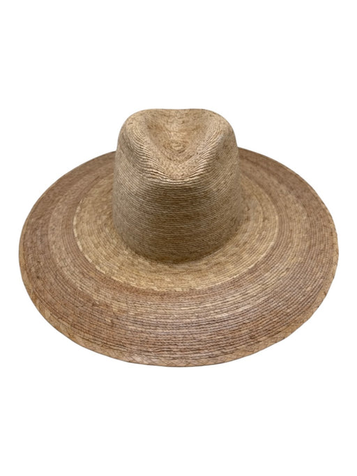Lack of Color Beige Palm Straw Woven Sun Hat Hat Beige / S/M