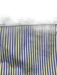 Ann Mashburn Size M Blue & White Cotton Striped Long Sleeve Ruffle Detail Top Blue & White / M