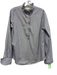 Ann Mashburn Size M Blue & White Cotton Striped Long Sleeve Ruffle Detail Top Blue & White / M