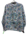 Ann Mashburn Size M White, Blue & Green Cotton Botanical Long Sleeve Top White, Blue & Green / M