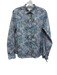 Ann Mashburn Size M White, Blue & Green Cotton Botanical Long Sleeve Top White, Blue & Green / M