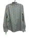 Ann Mashburn Size M White, Blue & Yellow Cotton Floral Long Sleeve Top White, Blue & Yellow / M