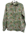 Ann Mashburn Size M white, green & red Cotton Botanical Long Sleeve Top white, green & red / M