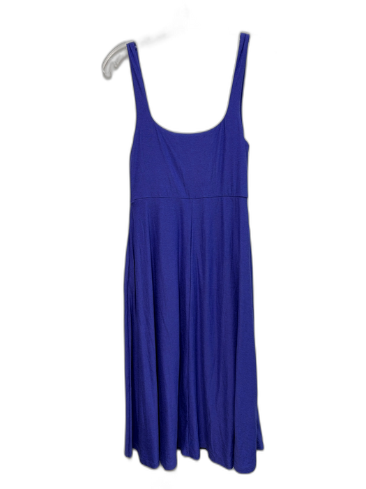Beyond Yoga Size M Purple Polyester Blend Sleeveless Square Neck Pocketed Dress Purple / M