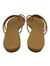 Reformation Shoe Size 8 Tan Leather Strappy Toe Ring Sandals Tan / 8