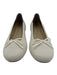 Rothy's Shoe Size 8.5 Cream Synthetic Knit Bow Round Toe Ballerina Flats Cream / 8.5