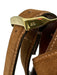 Ralph Lauren Brown Leather Suede Gold Tone Buckle Belts Brown / 36/90