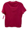 Ann Mashburn Size M Pink Cotton Ribbed Collar short sleeve Top Pink / M