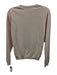 Julia Amory Size M Pale Pink Cotton Blend Ribbed Trim Round Neck Sweater Pale Pink / M