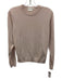 Julia Amory Size M Pale Pink Cotton Blend Ribbed Trim Round Neck Sweater Pale Pink / M